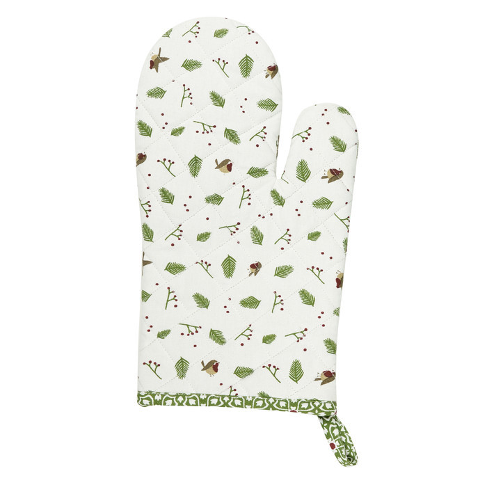 Прихватка-варежка "Птички" 19x32см