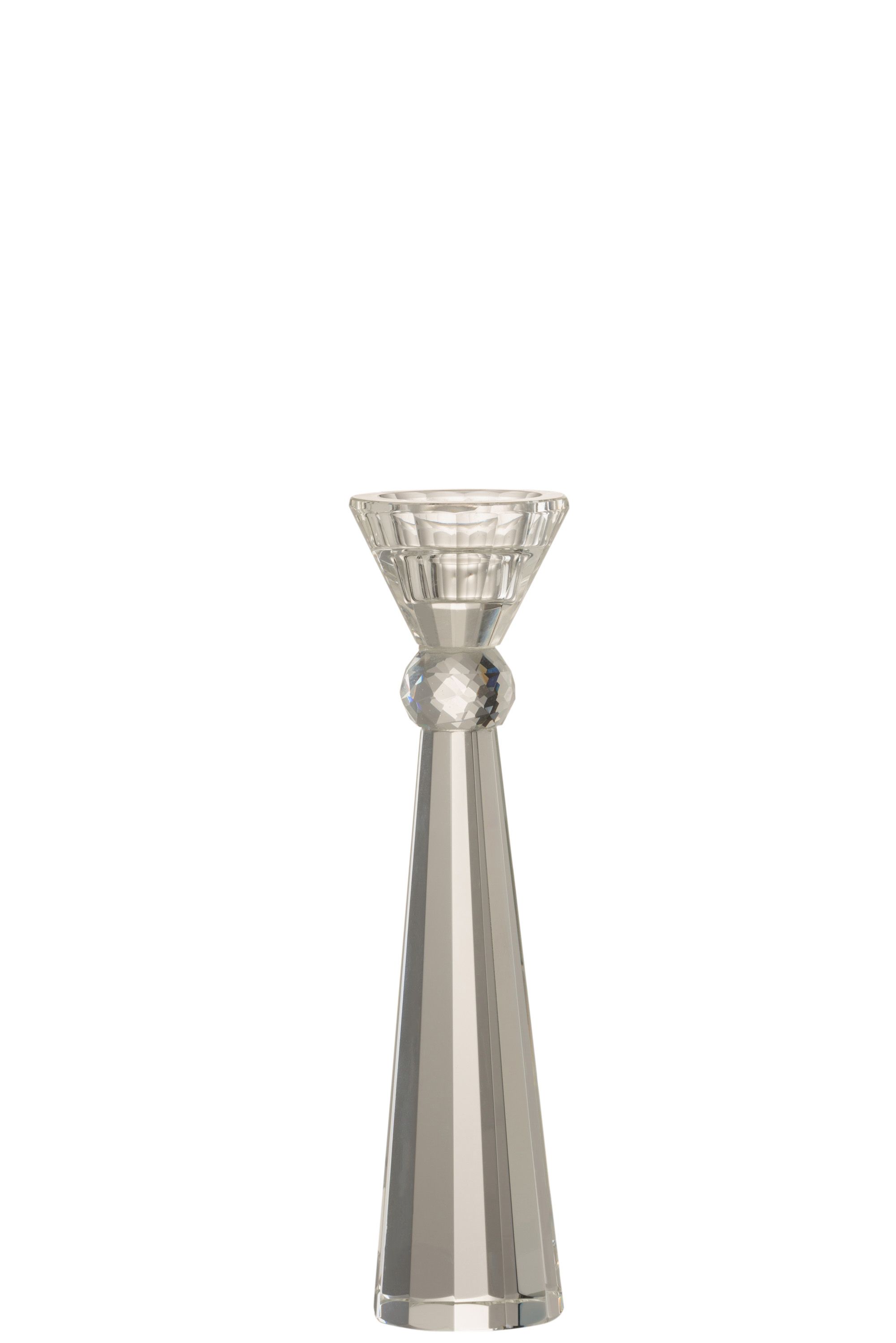 Подсвечник "Кристалл" 6x6x23см