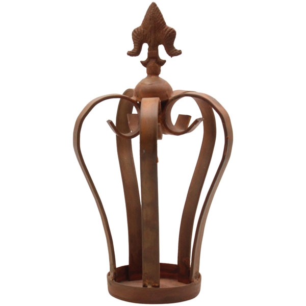 Декор "Корона" рустик 11x11x21см