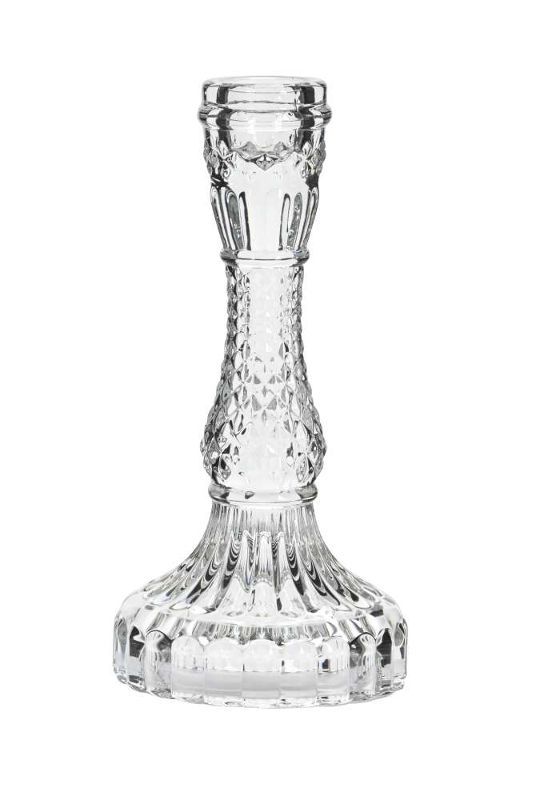 Подсвечник "Венсент" прозрачный большой 8,5x17см