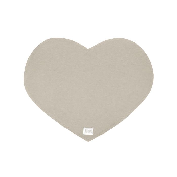 Декор для стола "Cердце"  беж 36х52см