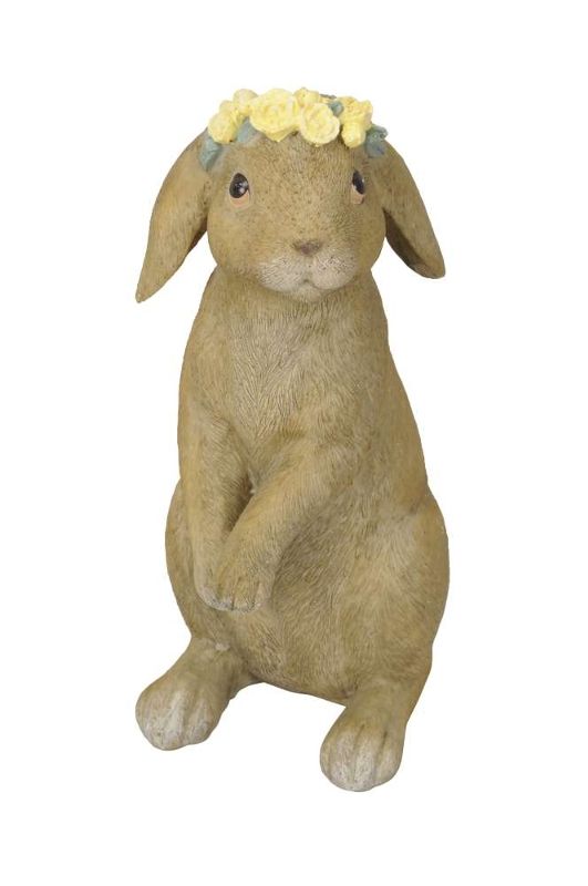 Декор "Кролик в веночке" большой 8x11x21,5см