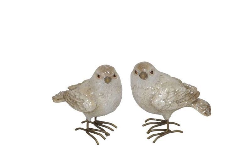 Декор "Птичка" в ассортименте 6,5х4х6,5см