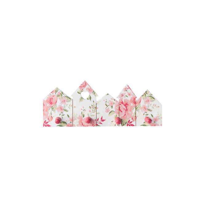 Вешалка "Домики" 30x11см