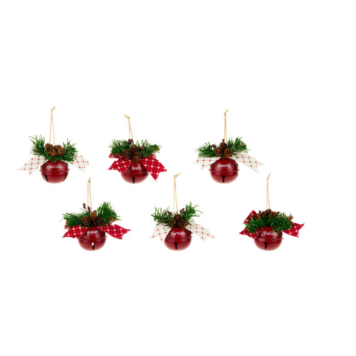 Декор подвесной "Бубенец" в ассортименте 8,5см