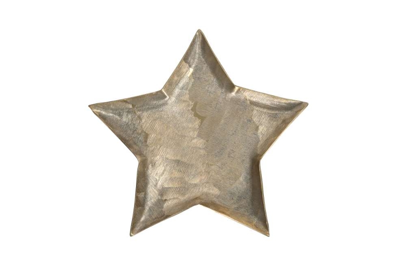 Поднос декоративный "Звезда" 23,5x23,5xH1,5см