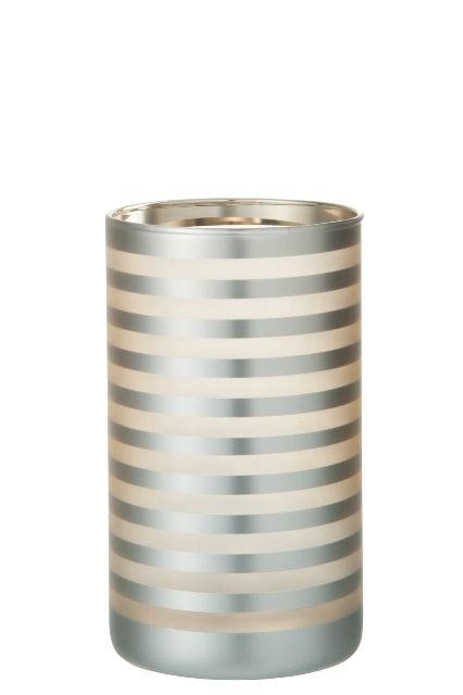Подсвечник "Страйп" 12х12х20см