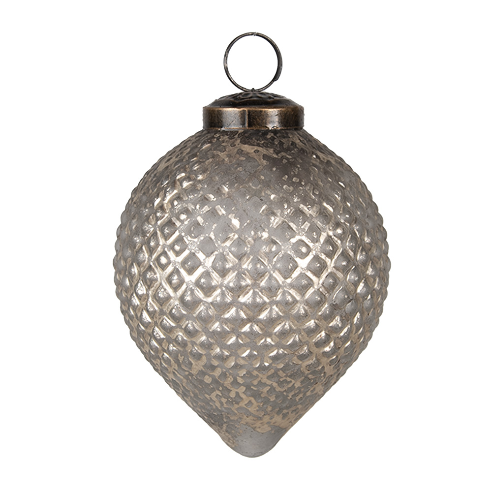 Елочное украшение "Вафельная луковка" Ø 8x10см