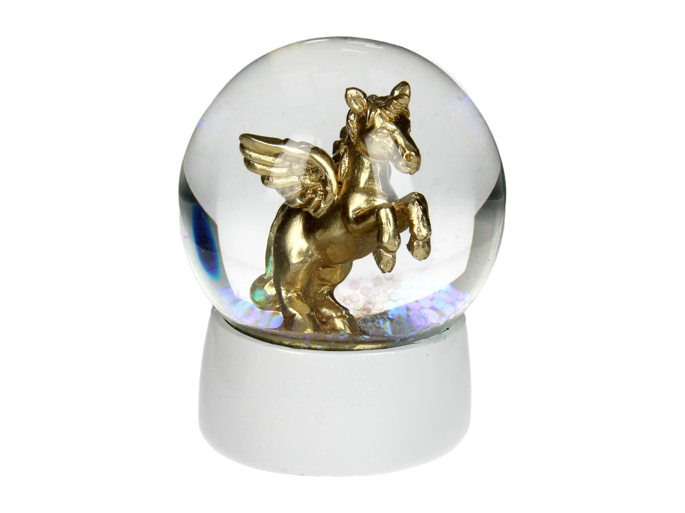 Декор "Снежный шар -Единорог" 6,5см