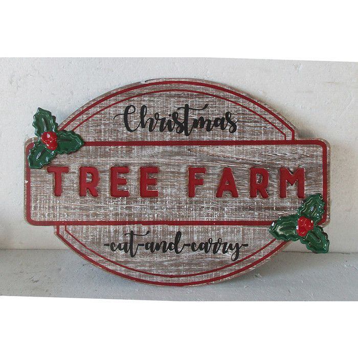 Панно "Ферма елок" 30х45см