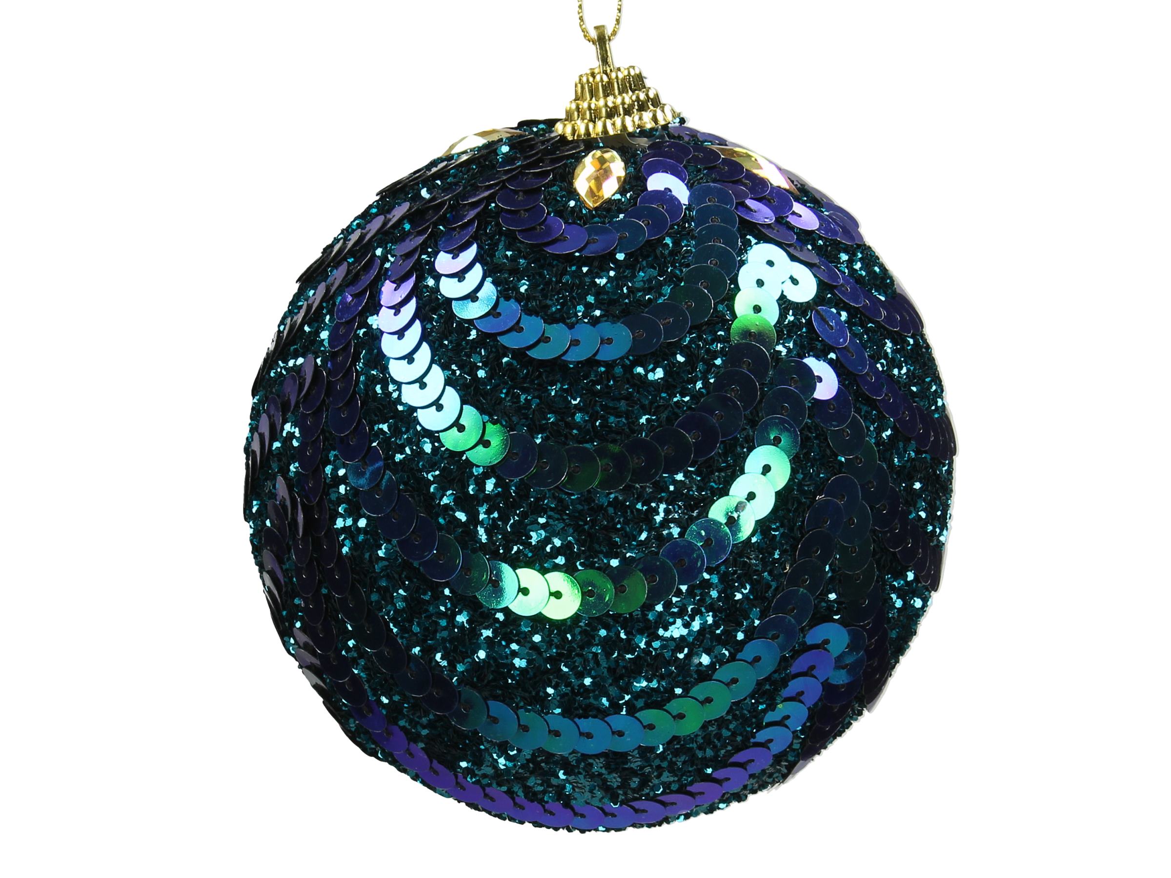 Елочный шар "Пайетки" 10см