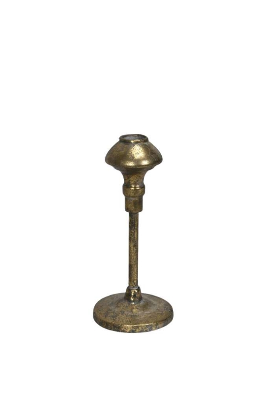 Подсвечник "Антик голд" малый D9xH20,5см