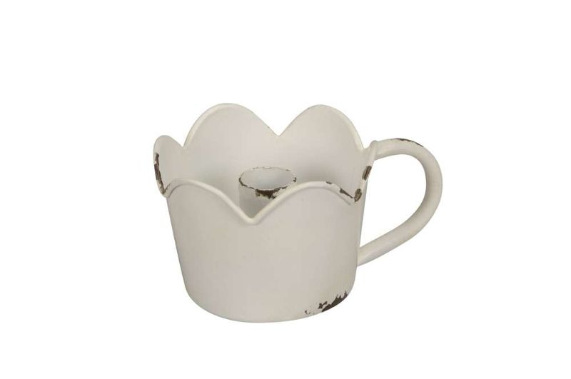 Подсвечник "Чашка" 14х9,5х7см