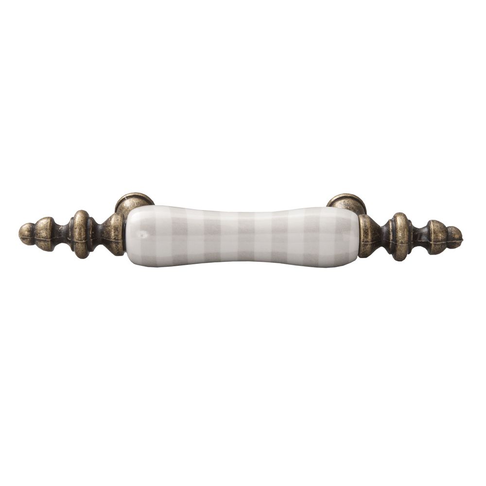 Ручка "Серая клетка" 12x3x2см