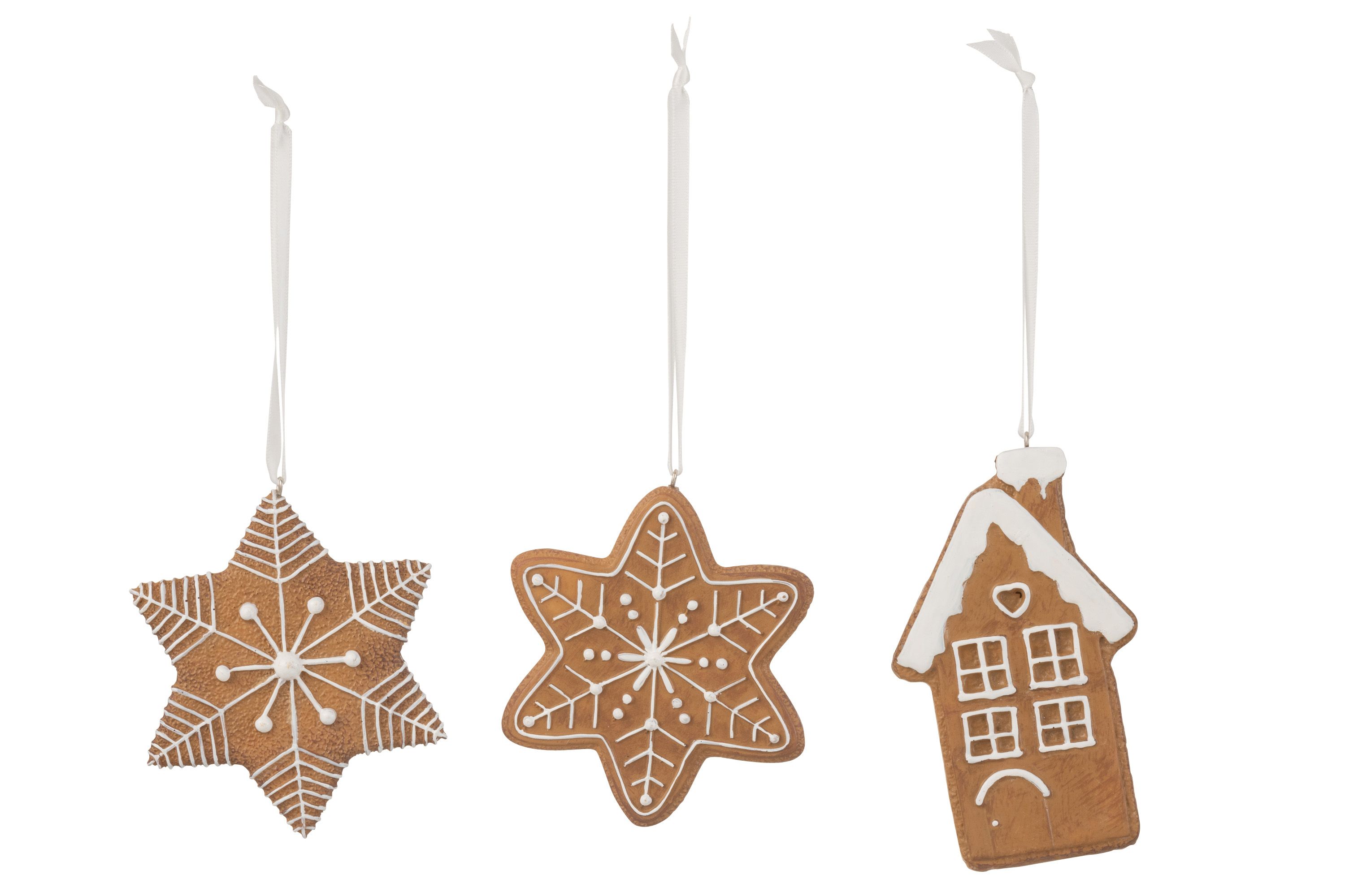 Декор подвесной "Имбирное печенье" в ассортименте 10,5x9x2см