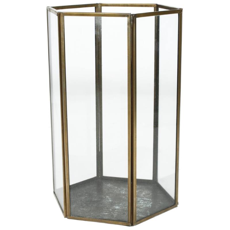 Подсвечник "Бронза" 20х13х13см