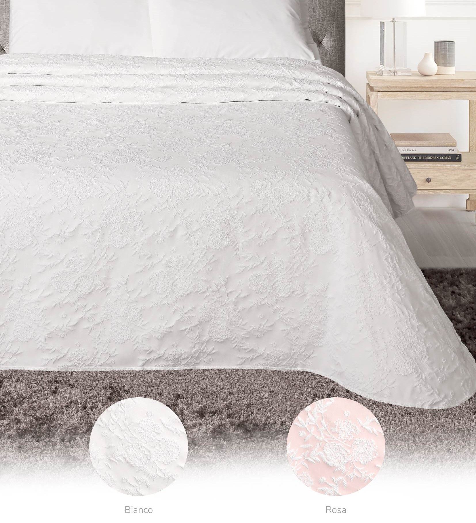 Покрывало жаккард 2-спальное  "Камилла" РОЗА 260x260см