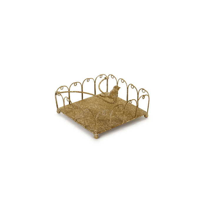 Салфетница "Птичка" 19,5x19,5х8см