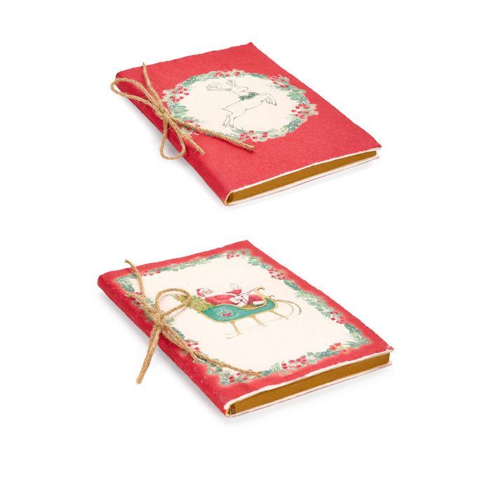 Блокнот "Олень/Санта" в ассортименте 20см