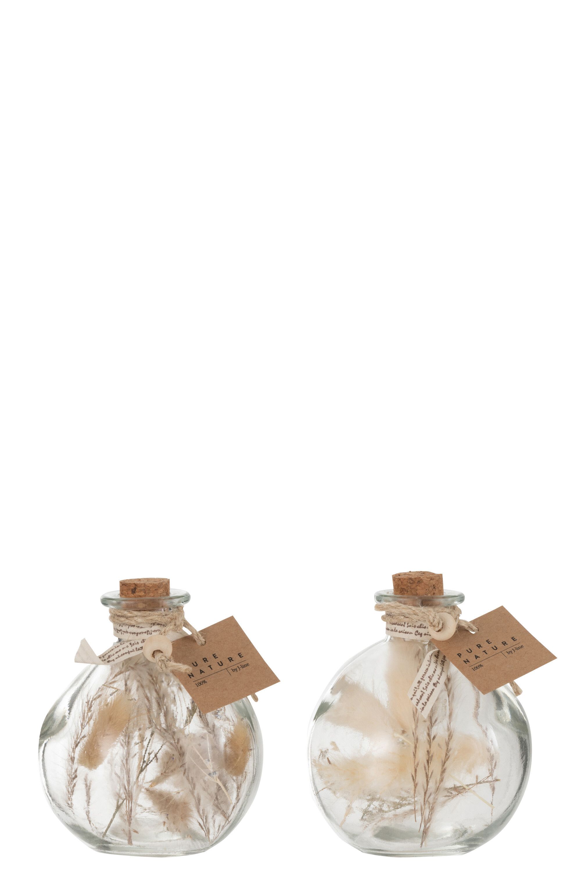 Декор "Гербарий" в ассортименте  9,5x9,5x10,5см