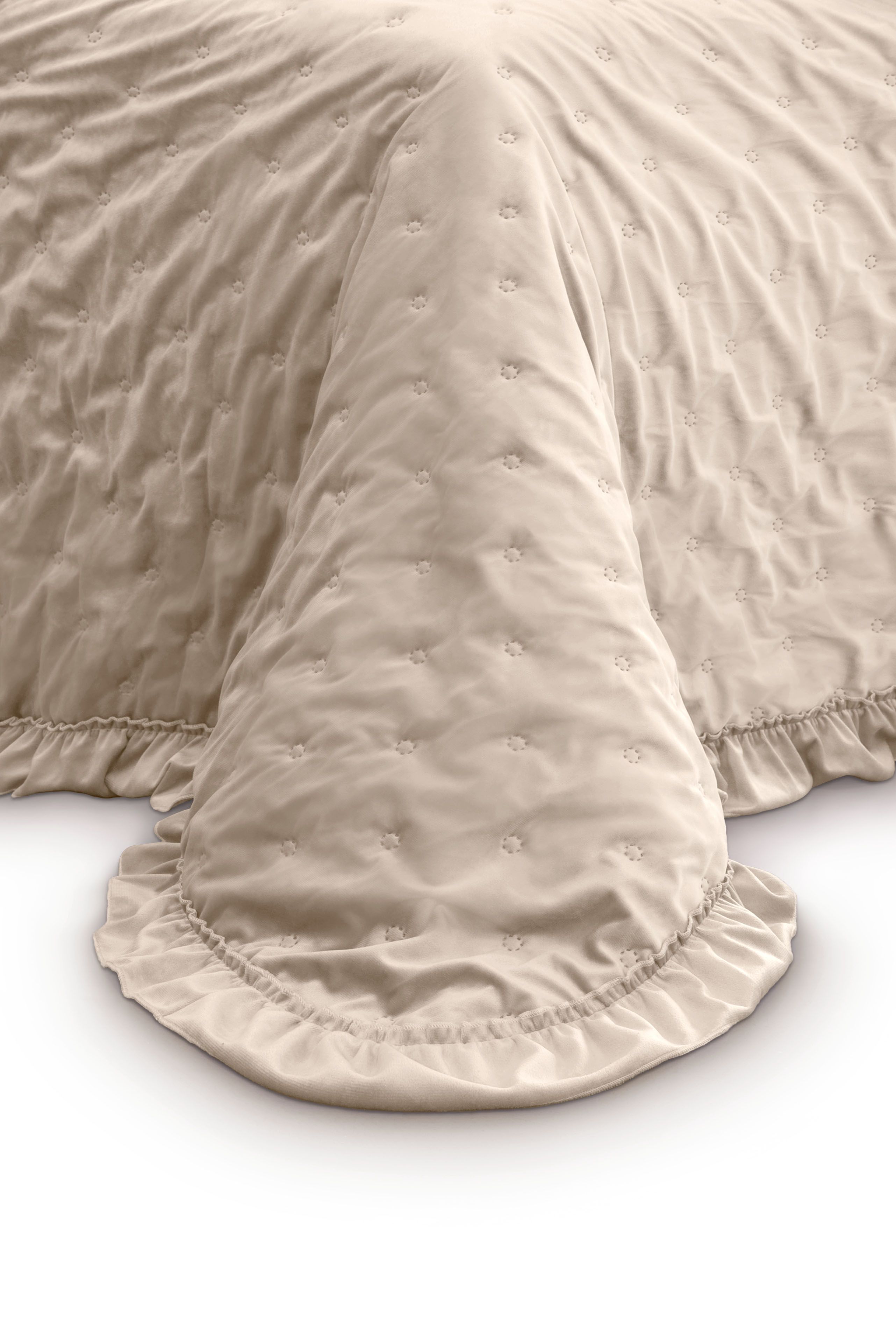 Покрывало  2-спальное "Аллюр" АЙВОРИ 260x260см