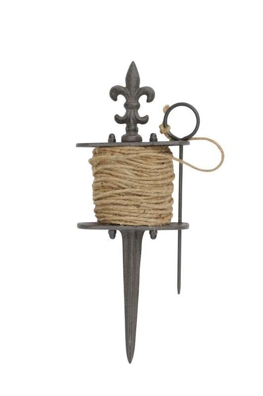 Штекер садовый с веревкой "Лилия" 12x4,5x32см