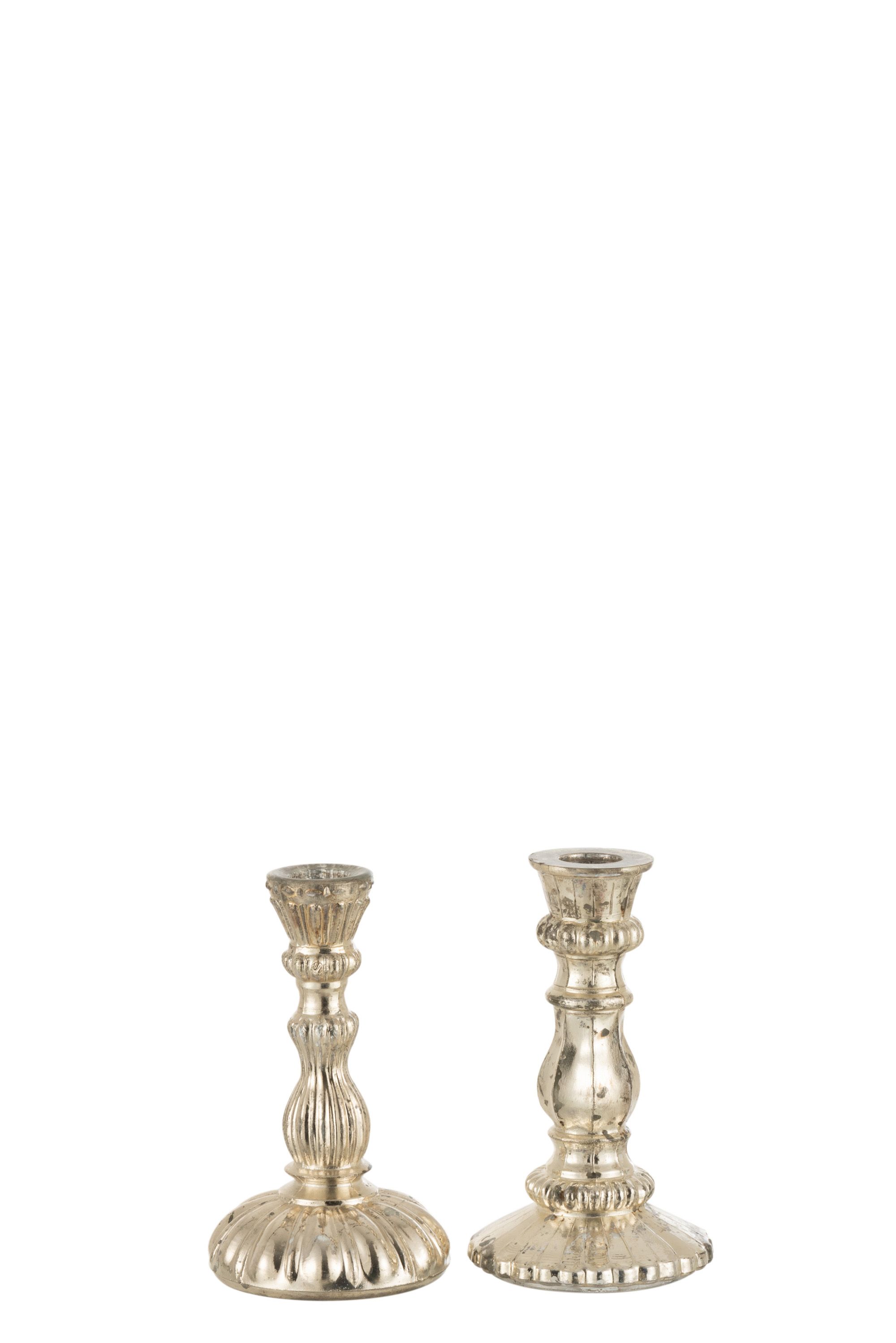 Подсвечник "Меркьюри" в ассортименте 9x9x15см