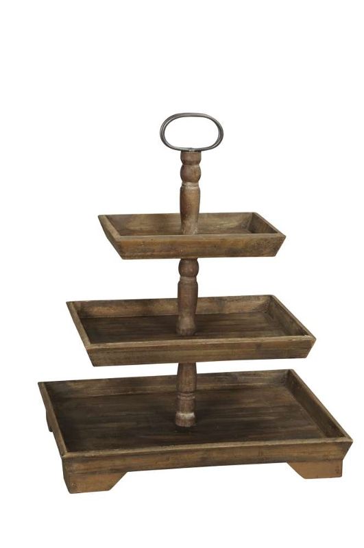 Этажерка декоративная "Николета" 3-х ярусная 50х40х64см