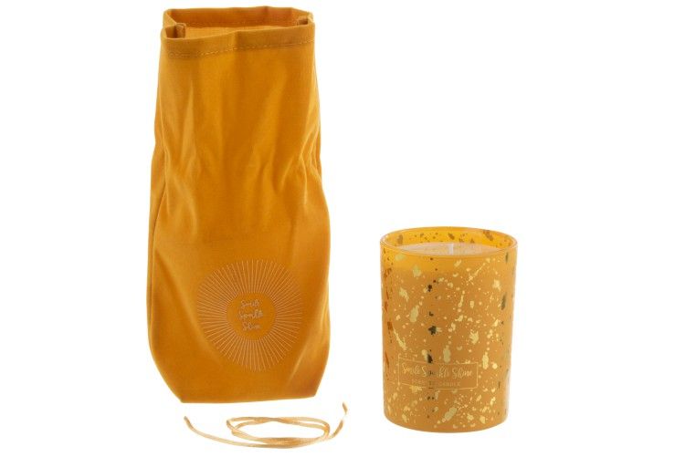 Свеча ароматизированная Mimosa & Rosa 8х8х11см (43часа горения)
