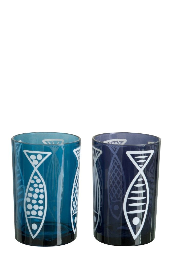 Подсвечник/Ваза "Рыбы" 12х18см