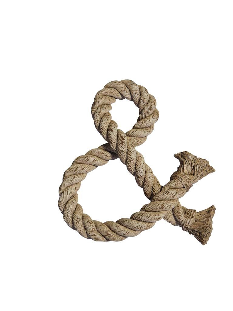 Декор "&" 26х2х24см