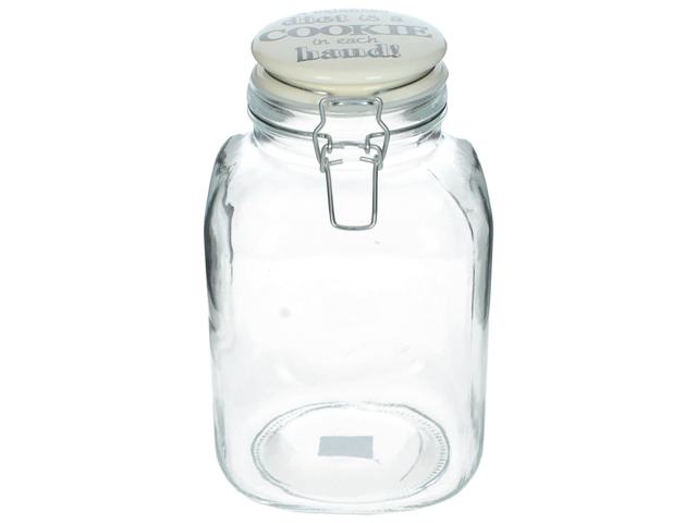 Сосуд для хранения "Лучшая диета, это печенье в каждой руке" 14,5х14,5х24см