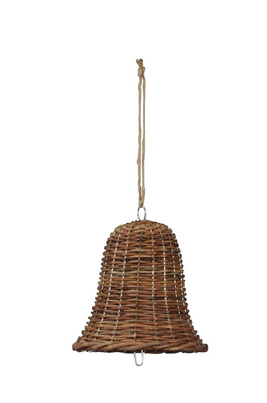 Декор подвесной "Плетеный колокол" D15,5xH17см + 15см подвес