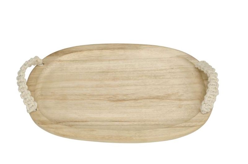 Поднос декоративный "Колет" 40x25x2см + 5см ручки