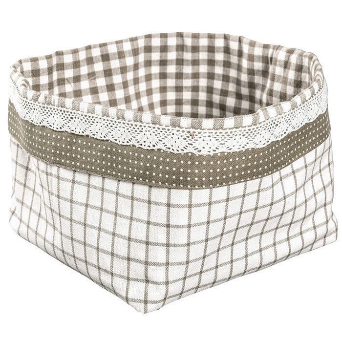 Корзинка для хлеба "Карлотта" беж 20х15см