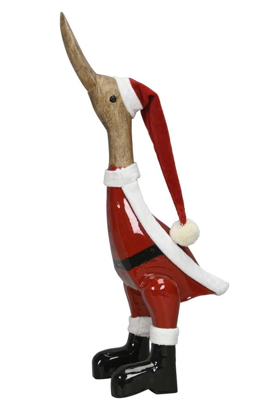 Декор "Рождественский гусь" большой 16x14xH46см