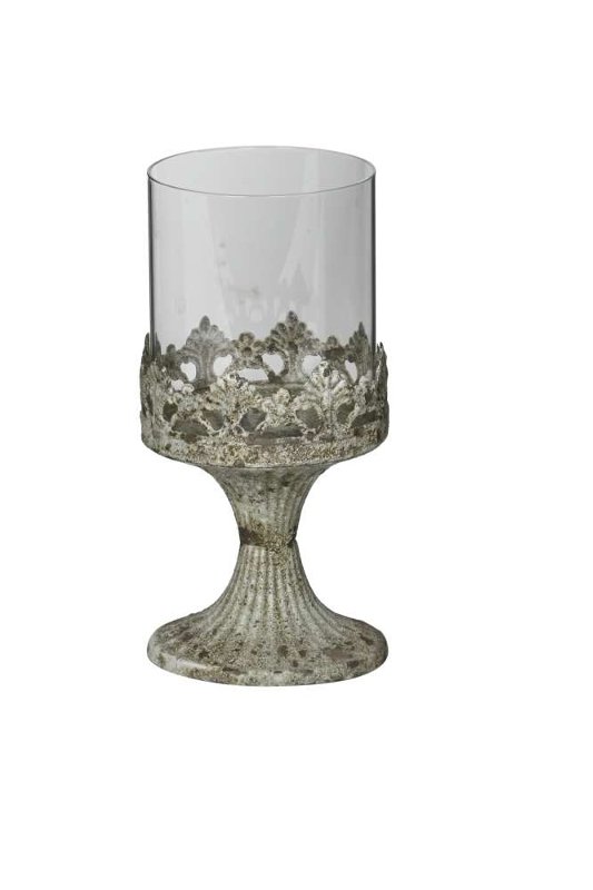 Подсвечник "Брокантерия" большой D8,5xH18,5см