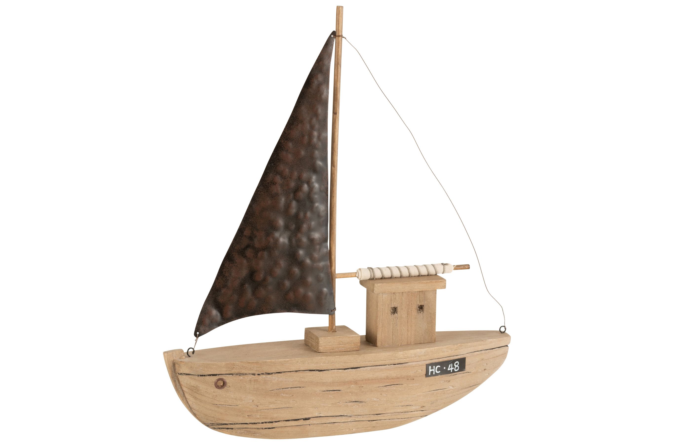 Декор "Парусник" 40x8x47см