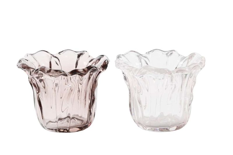 Подсвечник  "Бутон" в ассортименте D10xH8см