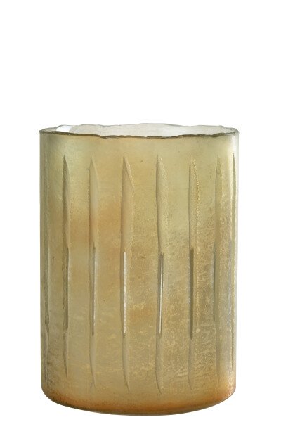 Подсвечник/ваза  "Охра"18x18x26см