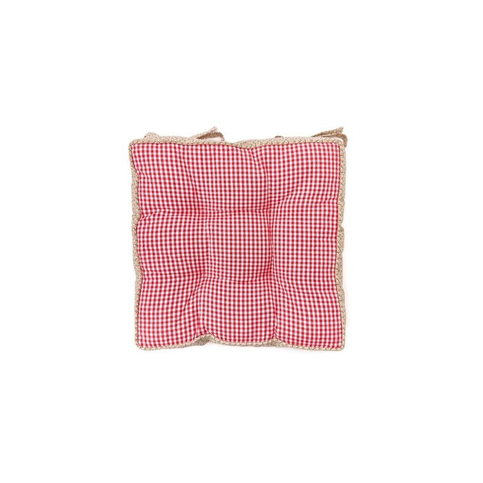 Подушка декоративная для стула "Время чая" 40x40см