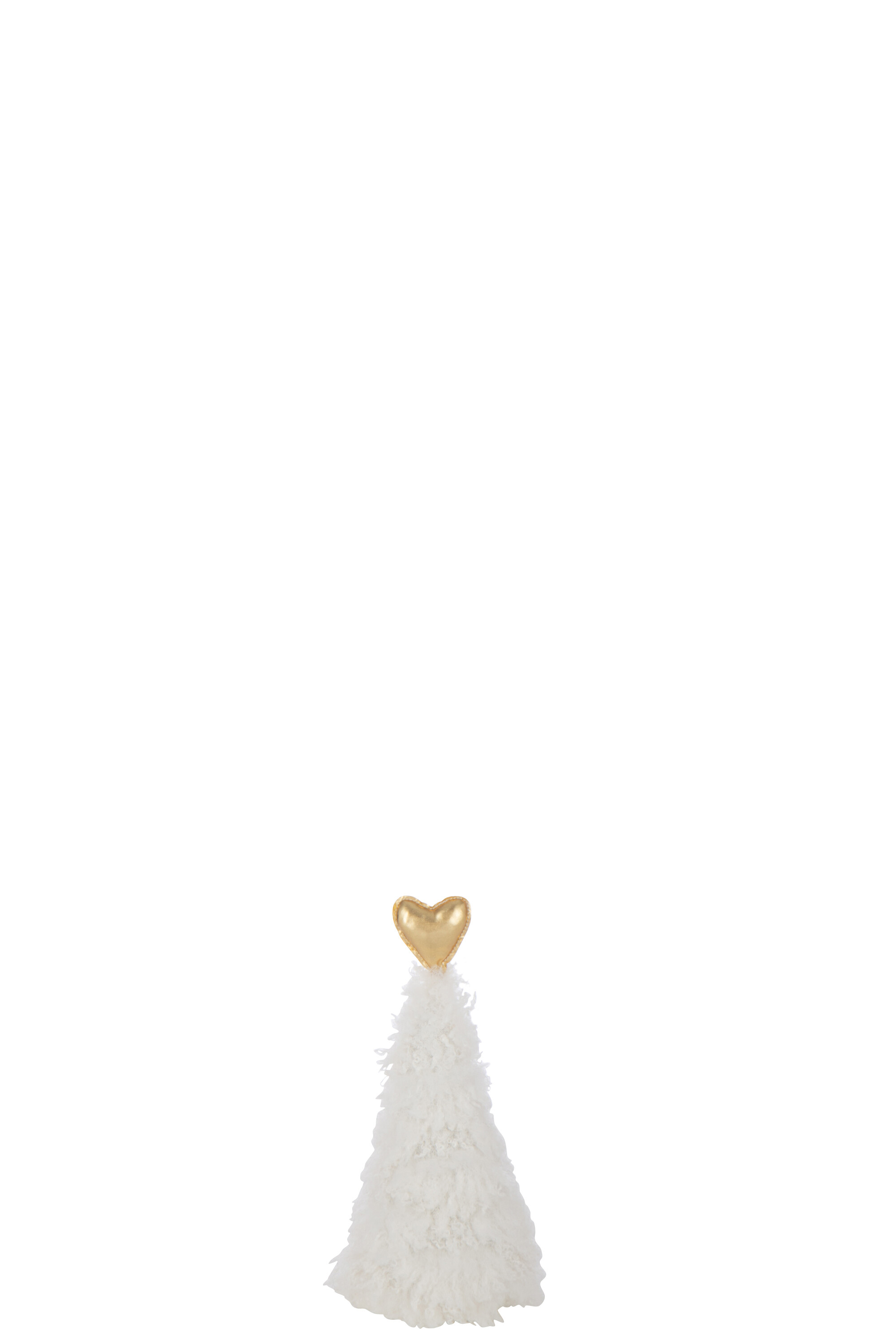 Декор "Елка с сердечком" мини 13x12x28см