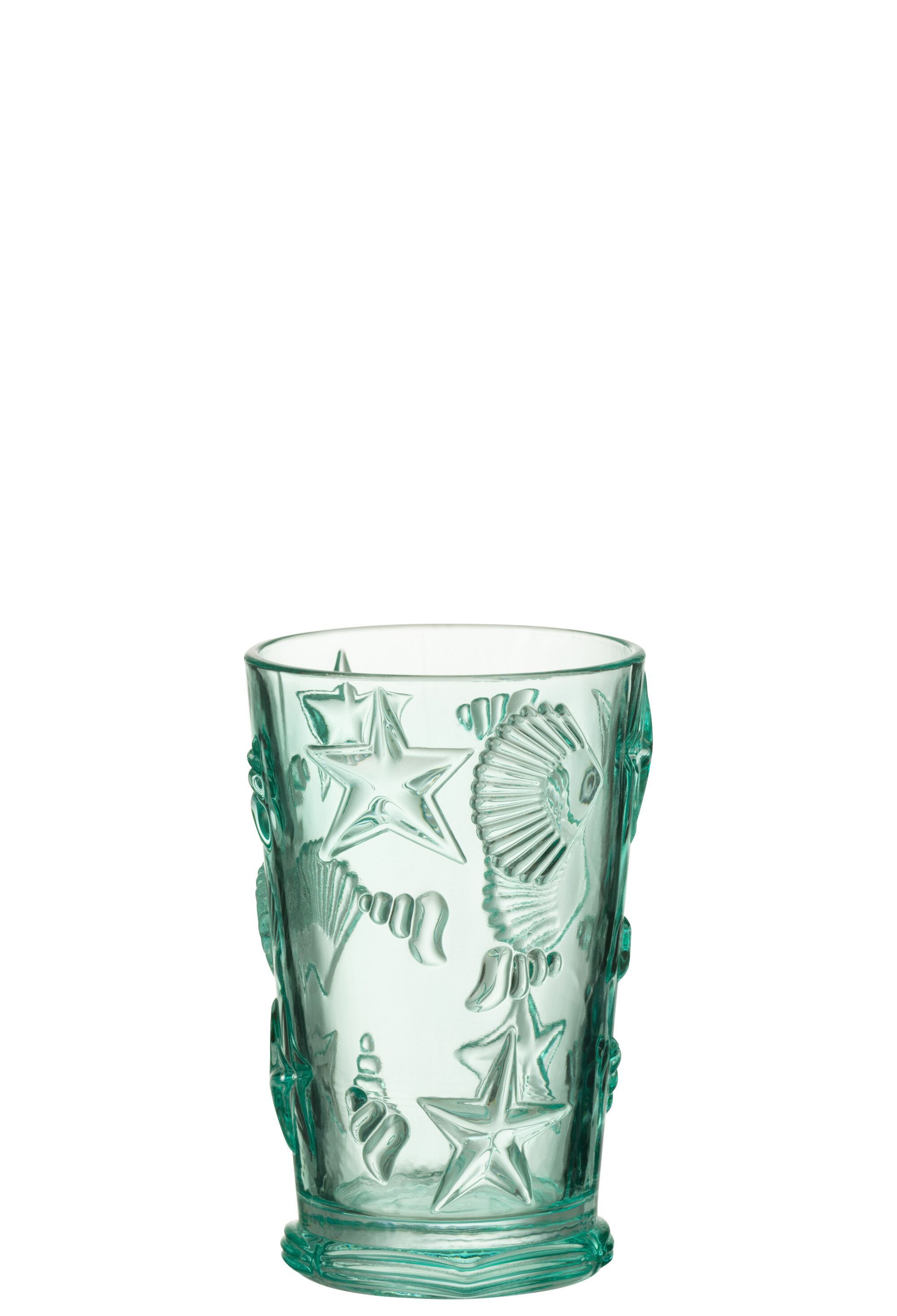 Бокал для воды "Моремания" бирюза 8x8x12,5см 300мл