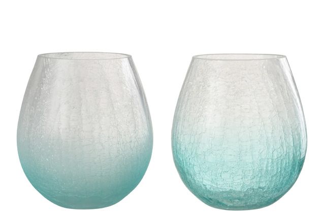 Ваза/Подсвечник "Аква" в ассортименте 18,5x18,5x20,5см