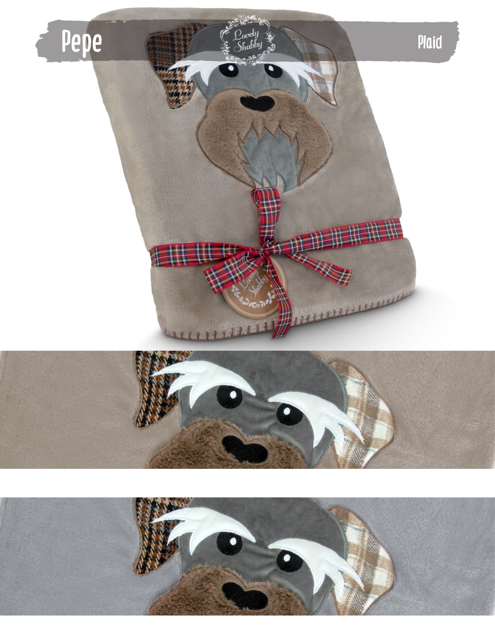 Плед "Щенок" в ассортименте 130x160см