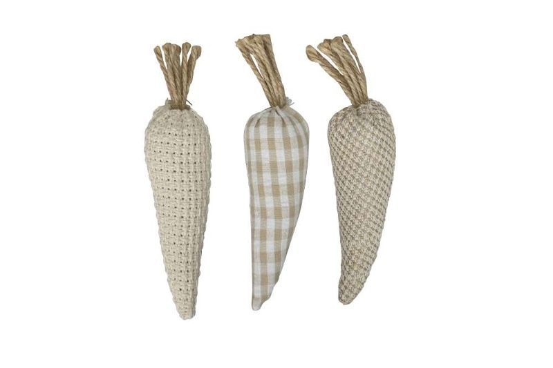 Декор "Льняная морковка" в ассортименте 4x20см