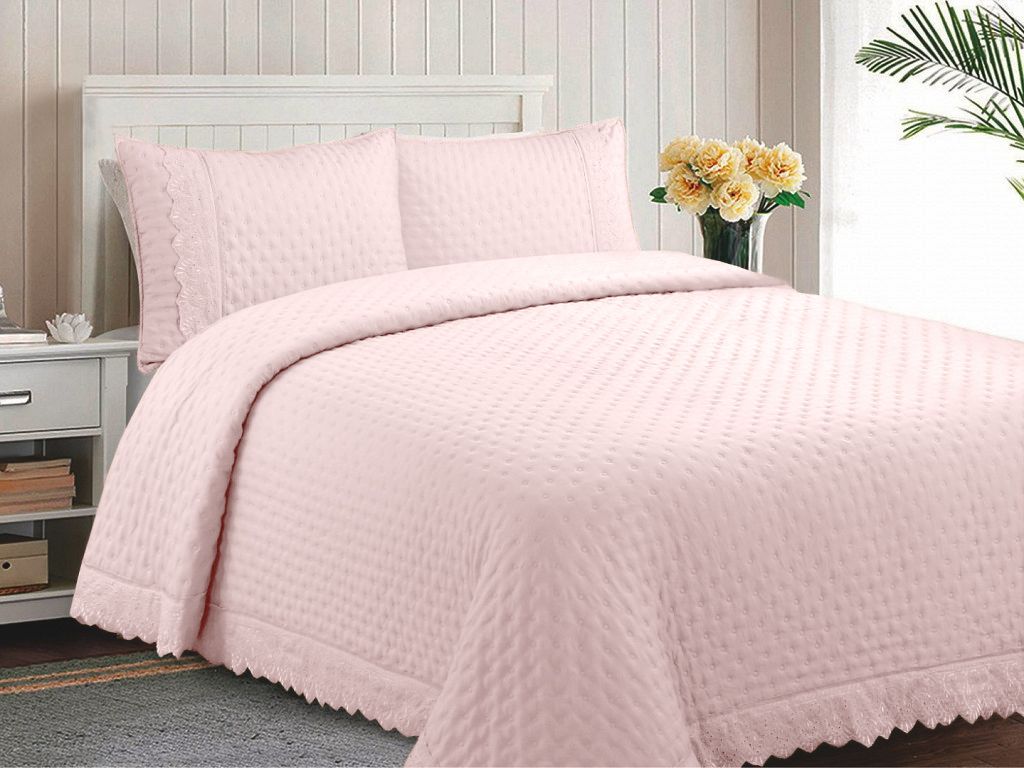 Покрывало 2-спальное "Галлен" РОЗА  260x260см