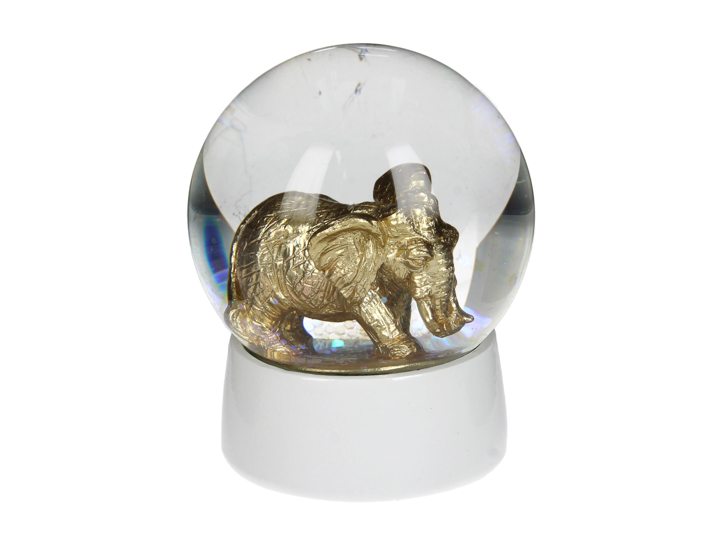 Декор "Снежный шар -Слон" 6,5см