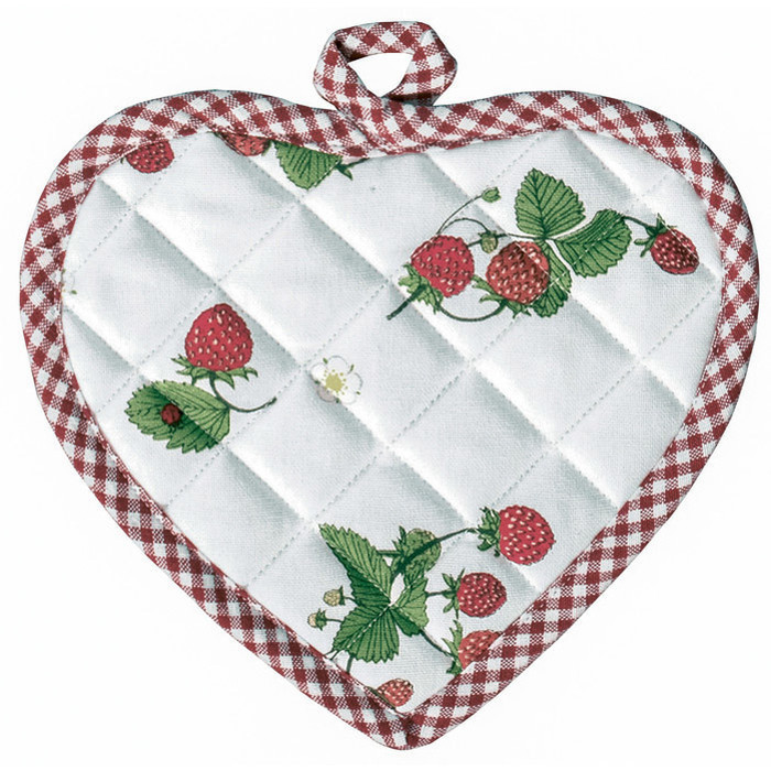 Прихватка "Земляника" 20x20см