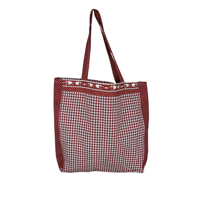 Шоппер "Виши" красный 40x45 см